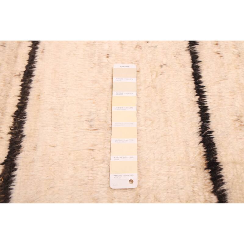 ECARPETGALLERY Hand-knotted Pak Finest Marrakesh Cream Wool Rug - 8'9 x 9'6