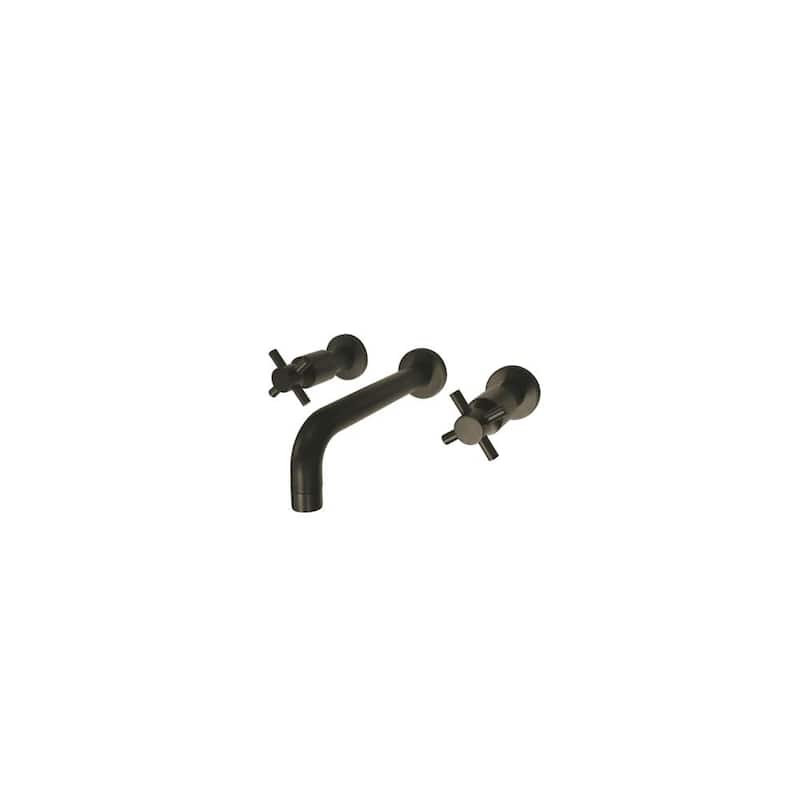 Elements Of Design Wall Mounted Bathroom Faucet with Cross Handles