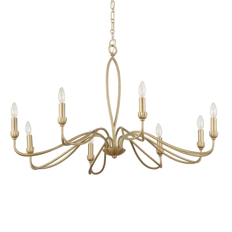 Uttermost Corella 8 Light Chandelier - 40"W x 40"D x 23"H