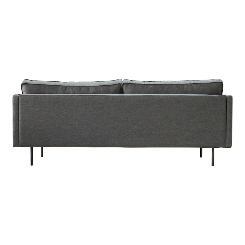 Aurelle Home Majestic Scandinavian Modern Velvet Sofa