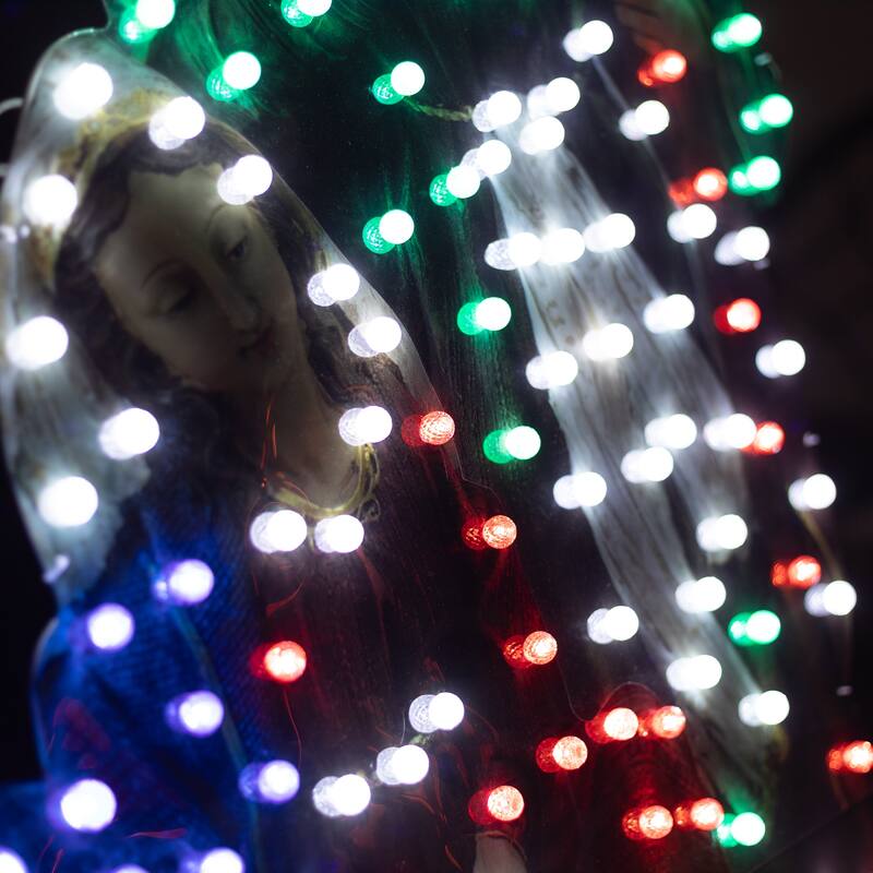 48" LED Holy Family Christmas Nativity Scene Outdoor Decoration - Multi