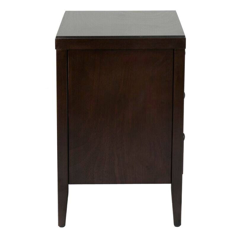 East at Main Painted Acacia Wood 3-Drawer Nightstand