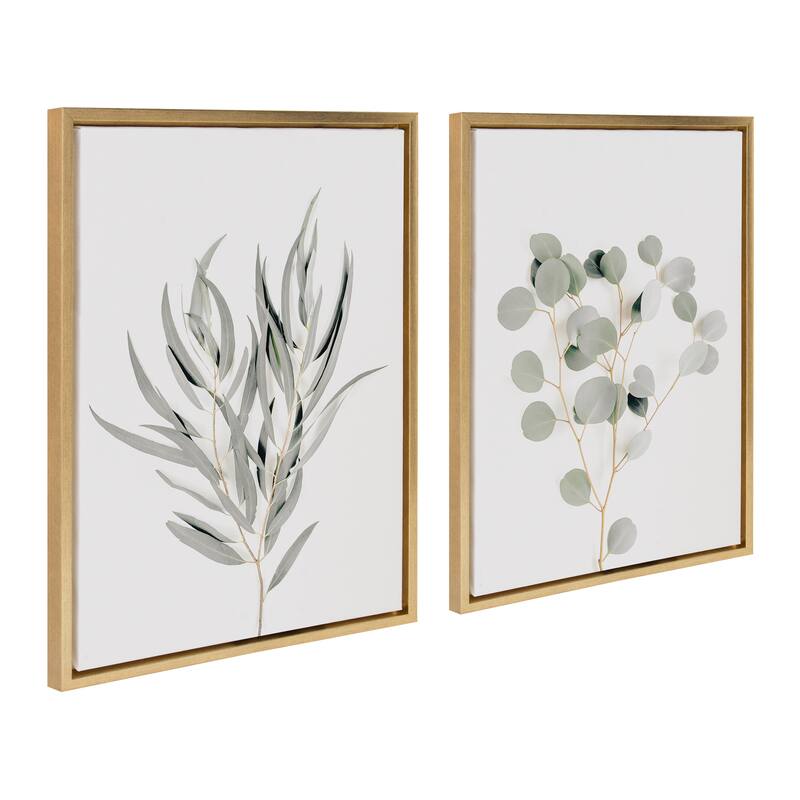 Kate and Laurel Sylvie Botanical Canvas by The Creative Bunch Studio