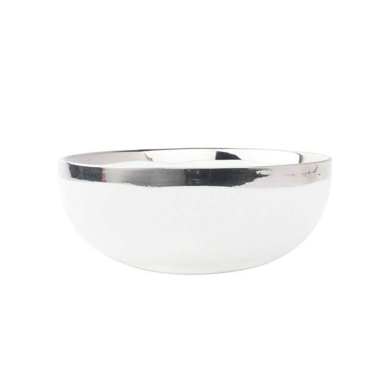 Canvas Home Dauville Cereal Bowls, Set of 4 - Silver