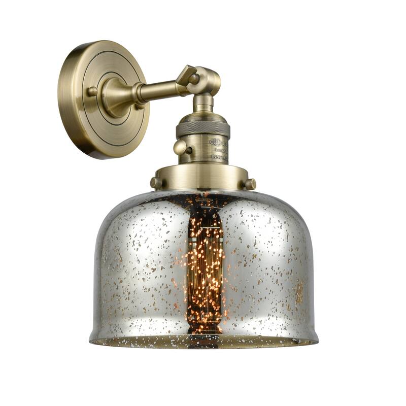 Innovations Lighting Large Bell Single Light 12" Tall Bathroom Sconce