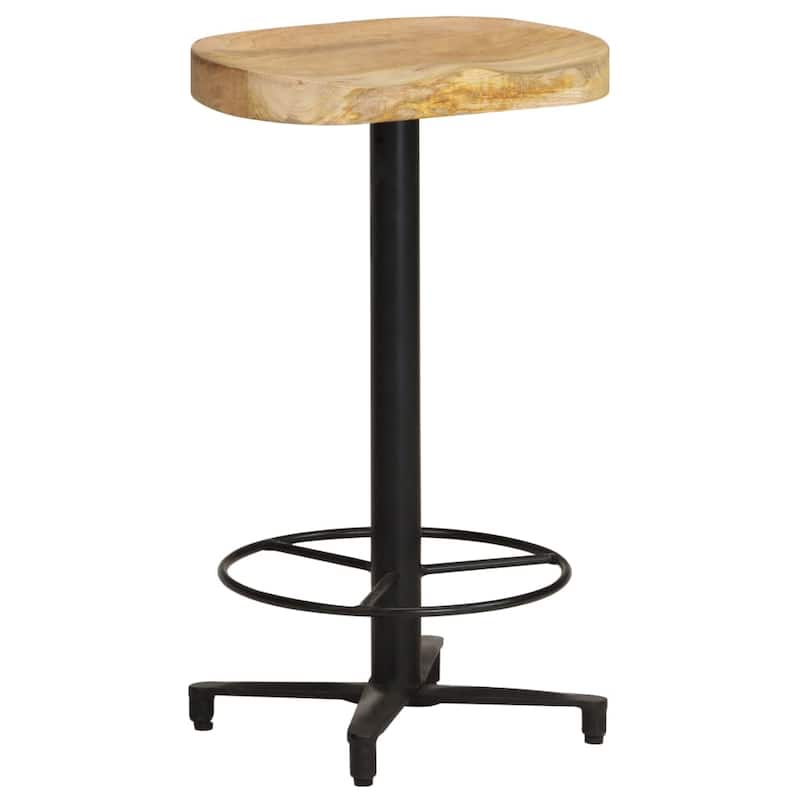 vidaXL Bar Stools 2 pcs 26" Solid Mango Wood