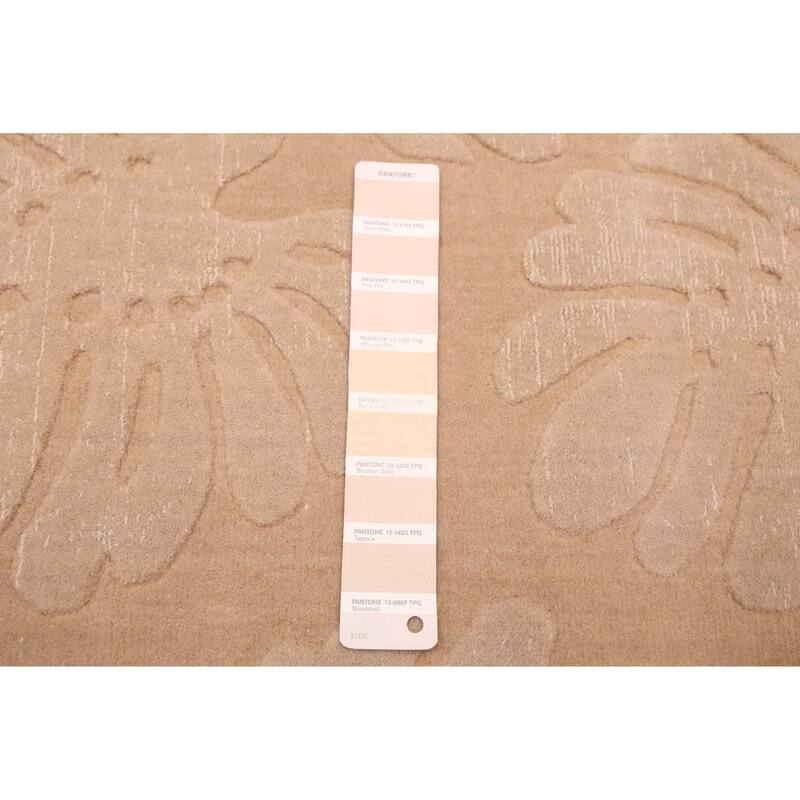 ECARPETGALLERY Hand Loomed Kashkuli Gabbeh Beige, Tan Wool Rug - 7'9 x 11'5