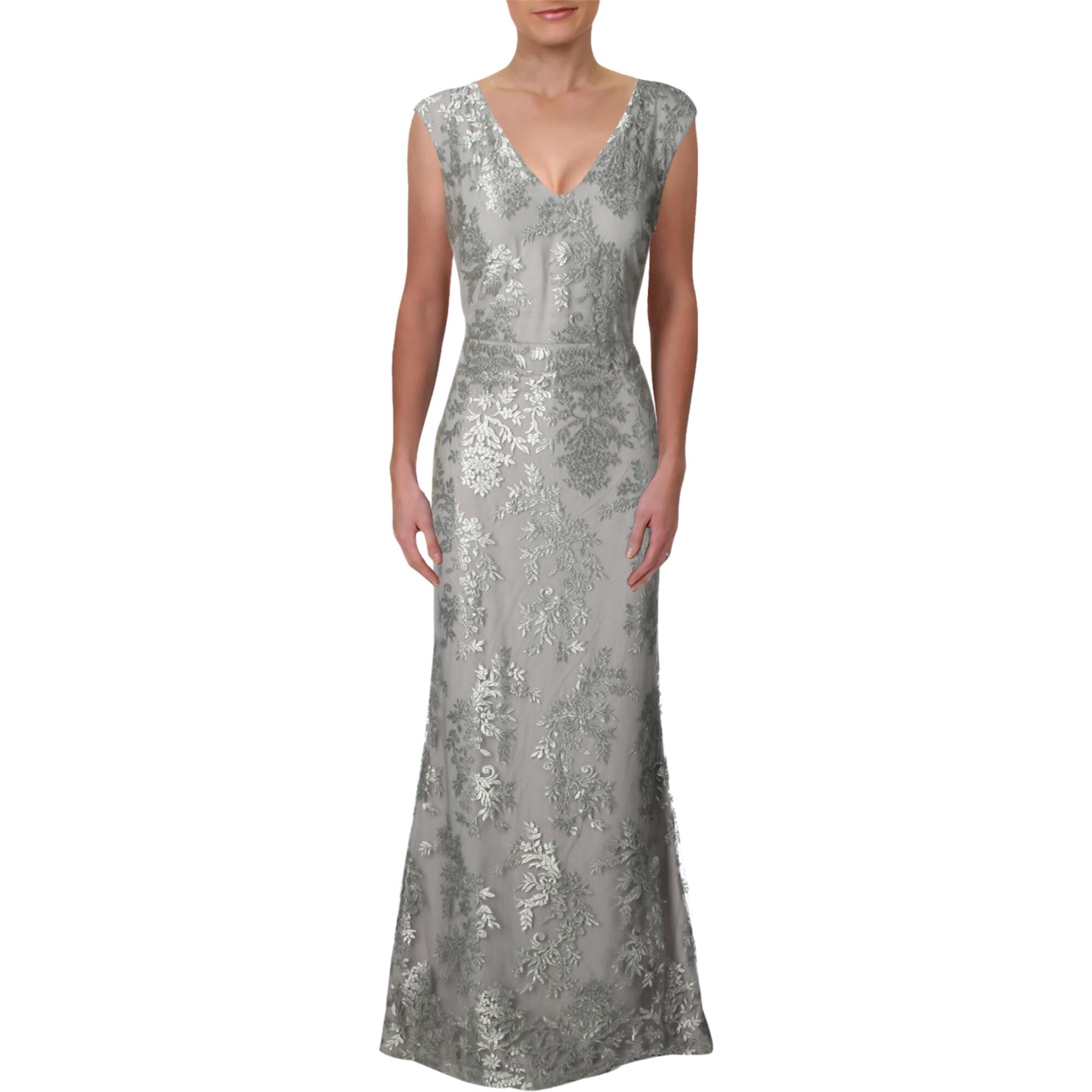 silver ralph lauren dress