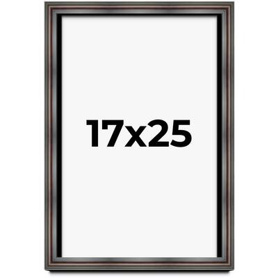 17x25 Shadow Box Frame Brown Cherry | 2.625 Inches Deep Pine Wood