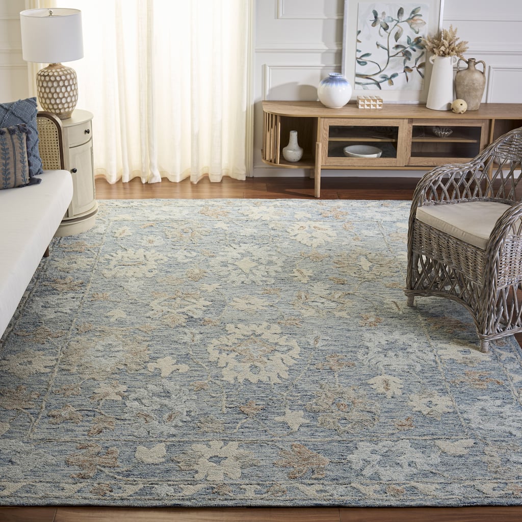 SAFAVIEH Handmade Marquee Hellgard Wool Rug