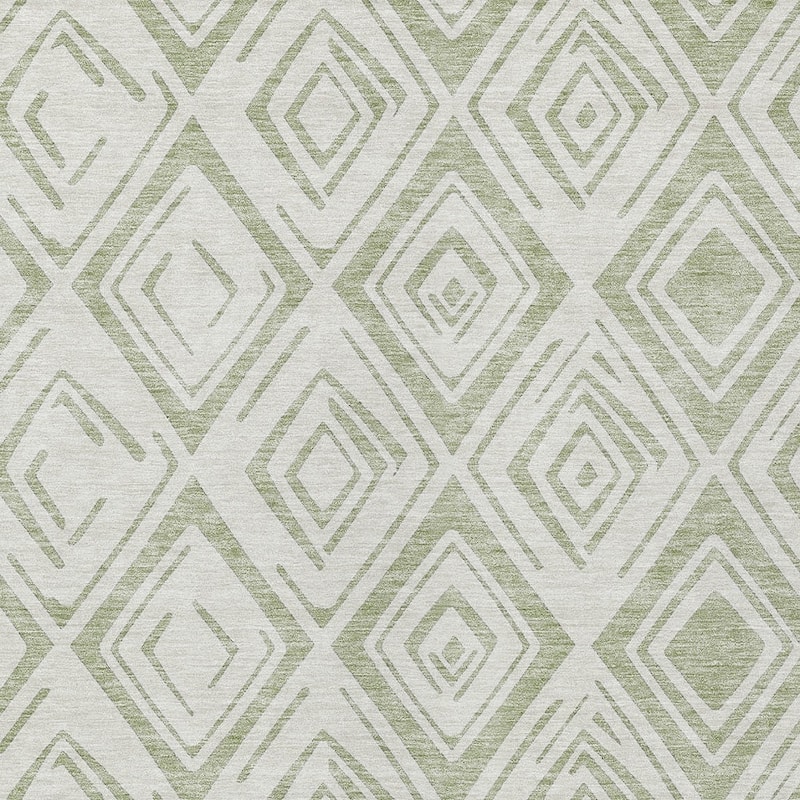 HomeRoots Geometric Transitional Rectangle Outdoor Rug
