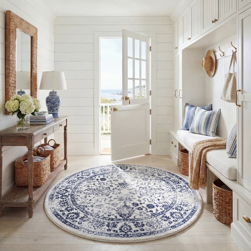 SAFAVIEH Adirondack Riin Rustic Shabby Chic Distressed Rug