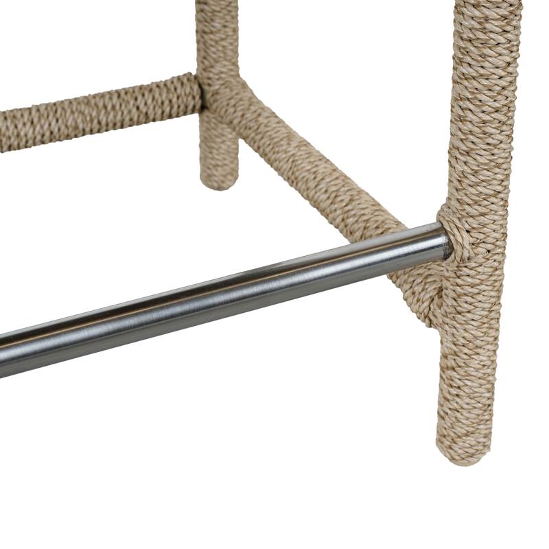 Classic Home Brisbane Woven Outdoor Bar and Counter Stools