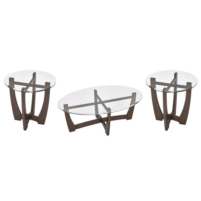 Tempered Glass Coffee Tables - Modern Minimalist Center Tables for Living Room, Office & Apartment