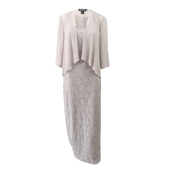 women's gown with jacket