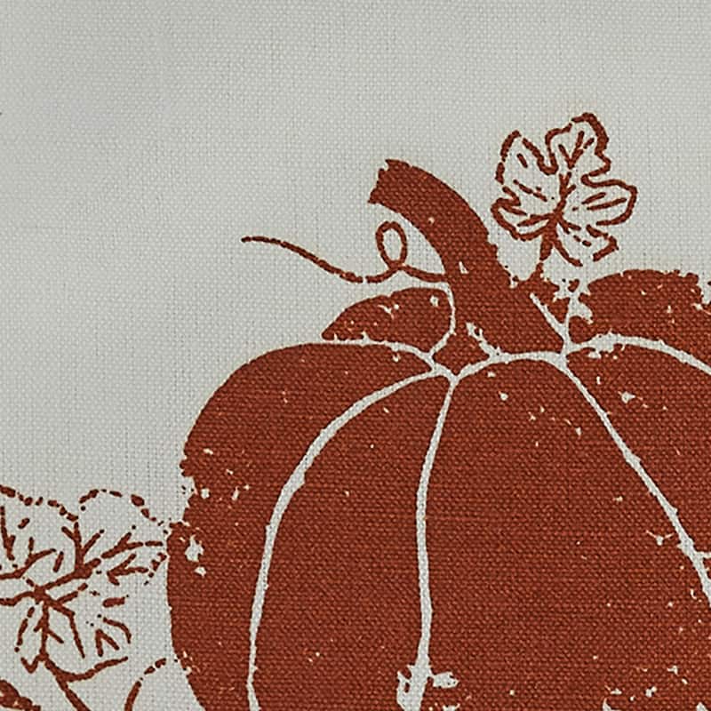 Split P Pumpkin Foil Printed Dishtowel Set of 2 - 18" x 26"