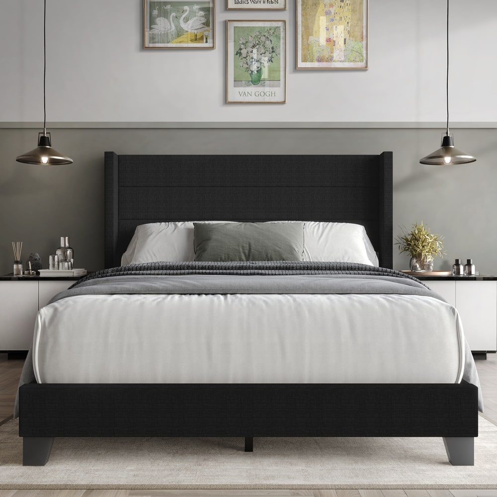 Clayfell Niles Upholstered Panel Bed
