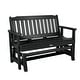 preview thumbnail 38 of 43, HIGHWOOD Lehigh Garden Glider Bench Black