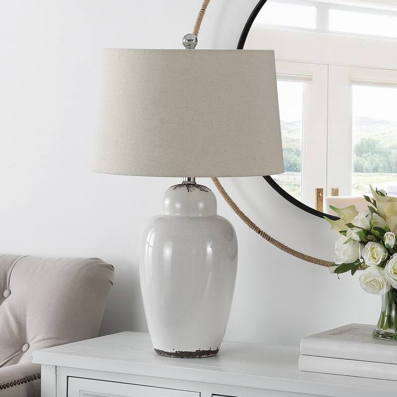 SAFAVIEH Lighting Jinan 22-inch LED Table Lamp (Set of 2) - 13" W x 13" L x 21.5" H - 16"W x 16"D x 26"H