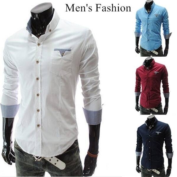 Shop Summer Men Cotton Casual Fashion Elegant Solid Slim Strong