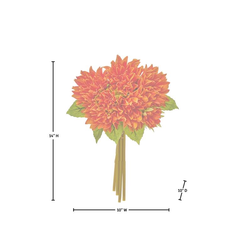 14"Pu Summer Dahlia Bundle