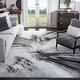 preview thumbnail 2 of 39, SAFAVIEH Glacier Latrina Modern Abstract Rug 10'6" x 14' - Grey/Multi - Rectangle