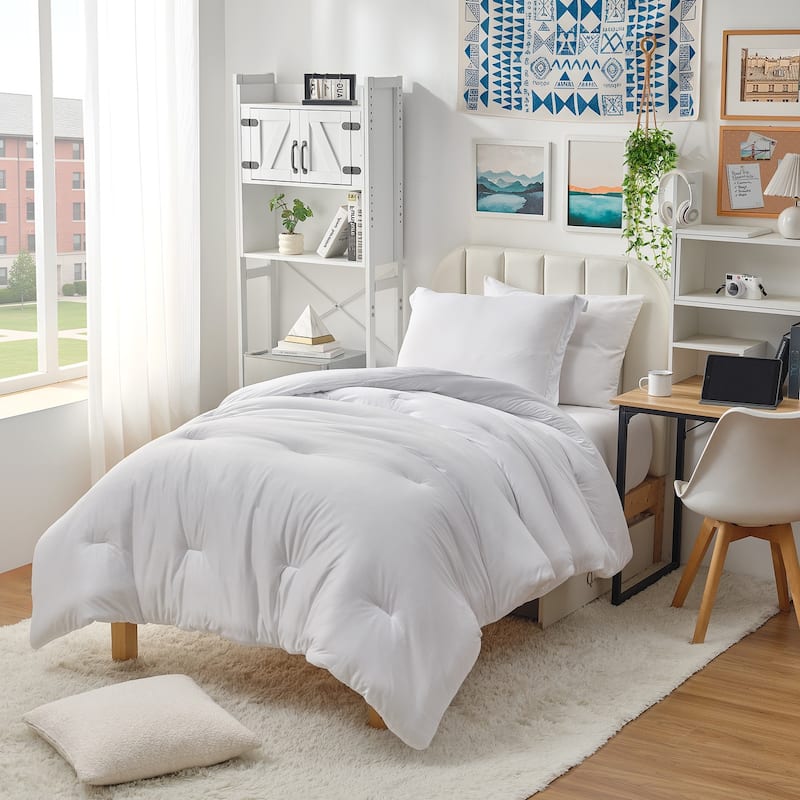 Love Thick® - Springtime Coma Inducer® Oversized Comforter Set - Twin XL - White