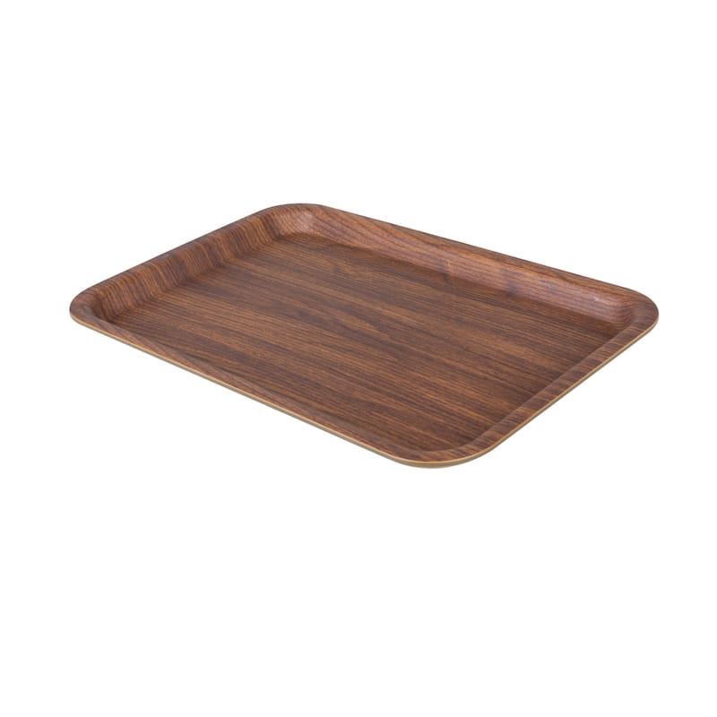 Luxe Party Mahogany Collection Serving Tray - 9.45" x 13.58" x 0.79"
