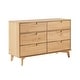 preview thumbnail 24 of 72, Walker Edison Gammelstaden Mid-Century Solid Wood 6-Drawer Dresser