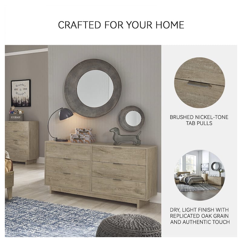 Signature Design by Ashley Oliah Brown Woodgrain Dresser