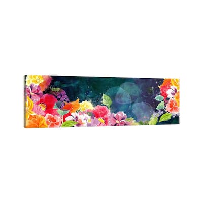 iCanvas "Flourishing Flowers" by 5by5collective Canvas Print