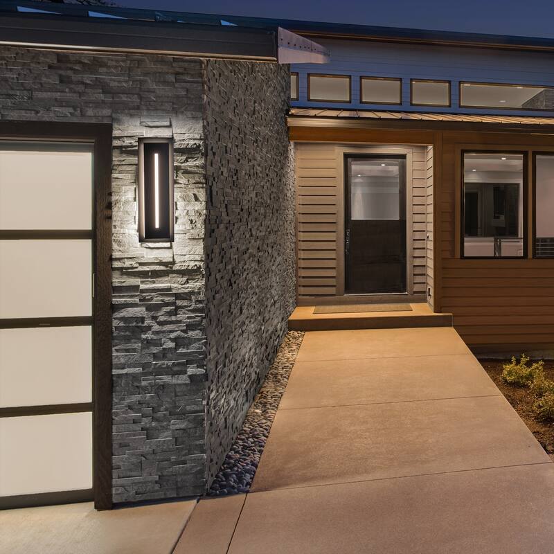 Scepter 22in LED Outdoor Wall Light 3000K in Black - 22-inch