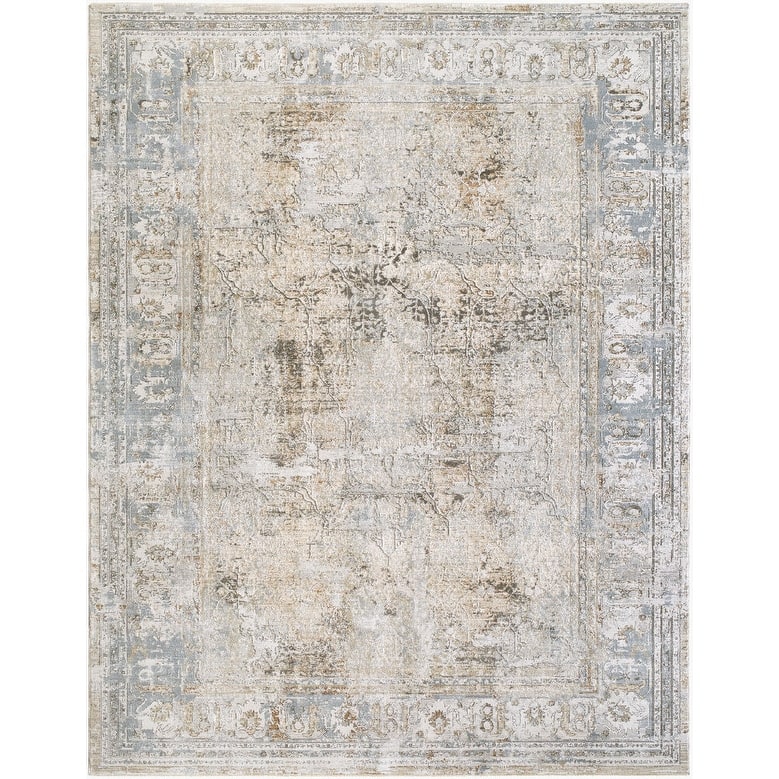 Livabliss Brunswick Traditional Area Rug - 7'10" x 10'2" - Brown/Cream