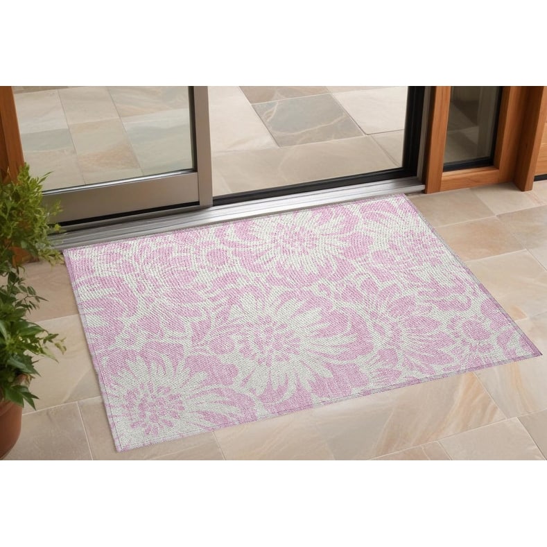 Vamo Botanic Elegance Weather Resistant Classic Meets Modern Outdoor Rug