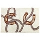 preview thumbnail 1 of 1, Tasha Polizzi for Paseo Road Pierre Equestrian Horseshoes and Rope Motif Jacquard Bath & Kitchen Rug, 24" x 36"