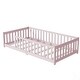 preview thumbnail 29 of 66, Floor Platform Bed with Fence without Door