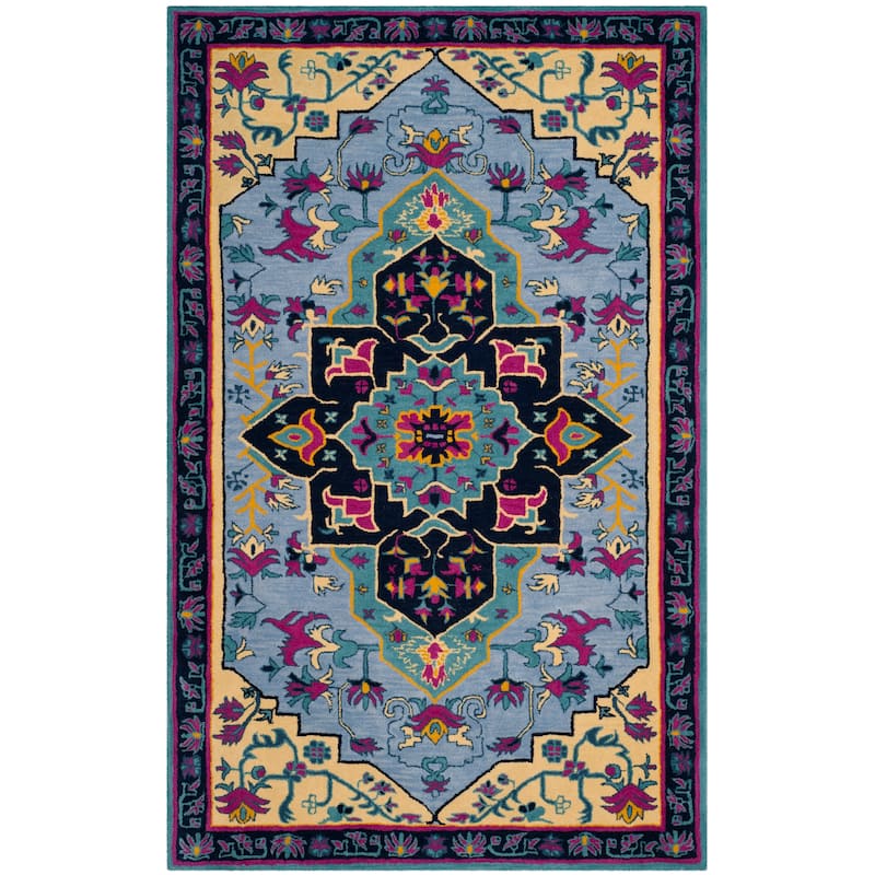 SAFAVIEH Handmade Bellagio Toma Modern Oriental Wool Rug