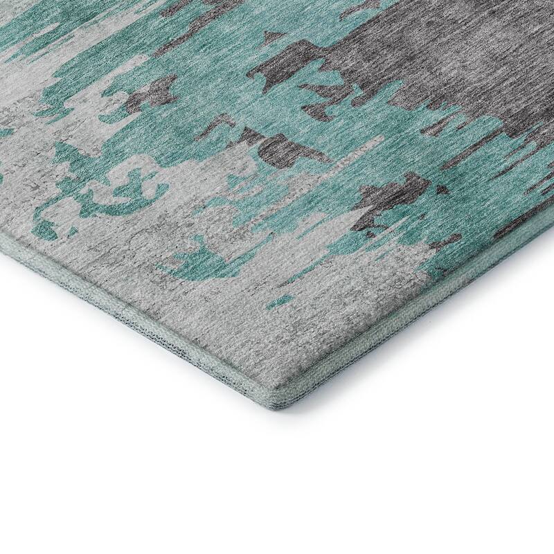 Premium Washable Super Soft Abstract Prints Mayfield Rug