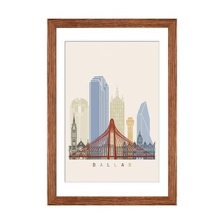iCanvas "Dallas Skyline Poster" by Paul Rommer