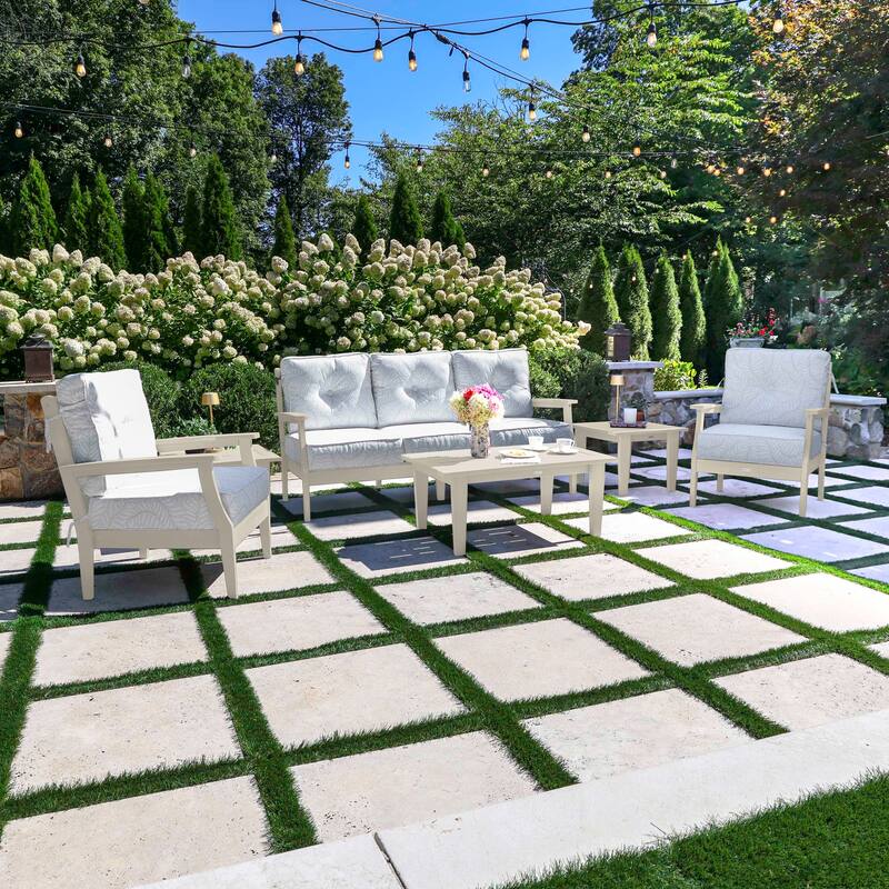 HIGHWOOD Lehigh 6-Piece Couch and Chair Deep Seating Set