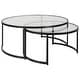 preview thumbnail 1 of 4, Uttermost Rhea Black Nesting Coffee Tables S/2