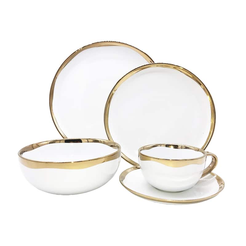 Canvas Home Dauville 5-Piece Place Setting - Gold