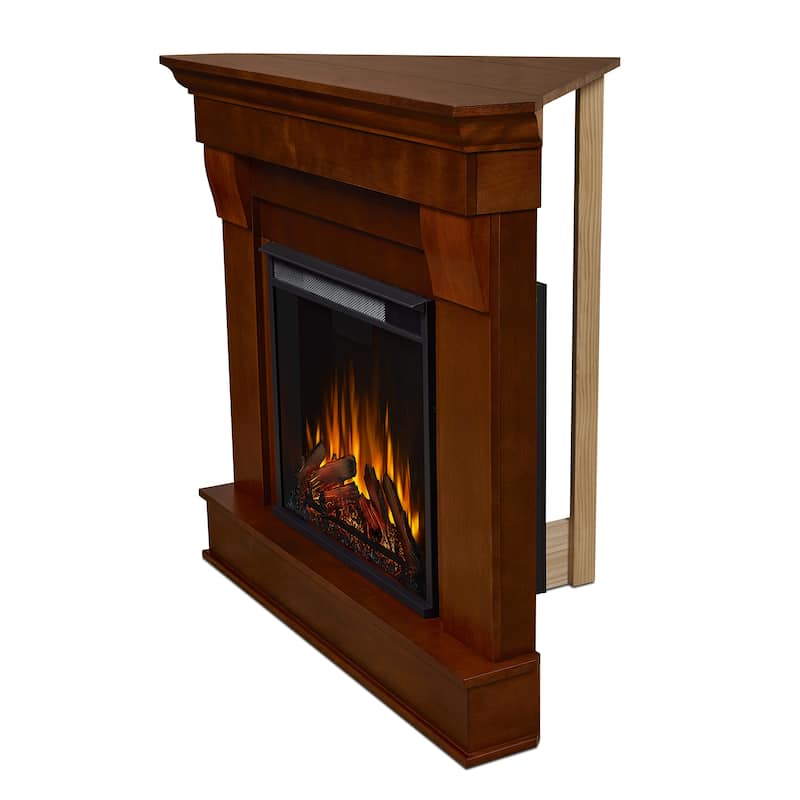 Chateau Corner Electric Fireplace by Real Flame