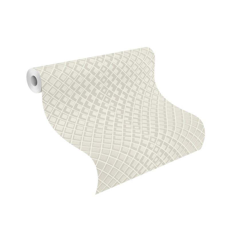 Rasch Perriand Cream Geometric Wallpaper - 20.5 x 396 x 0.025