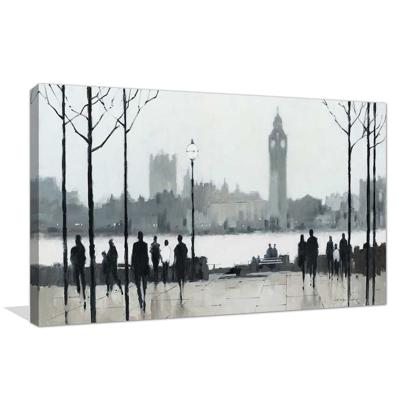 "Morning London " by E. Anthony Orme Print on Canvas