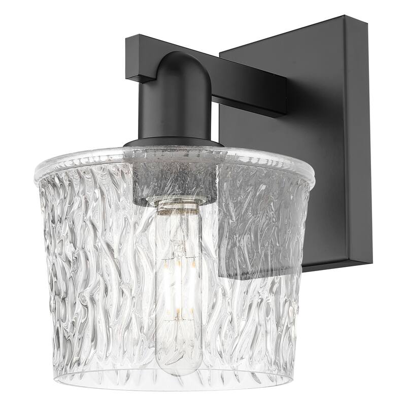 Innovations Lighting Endless Possibilities Arcadia - Niagara - 1 Light 7" Sconce - Matte Black