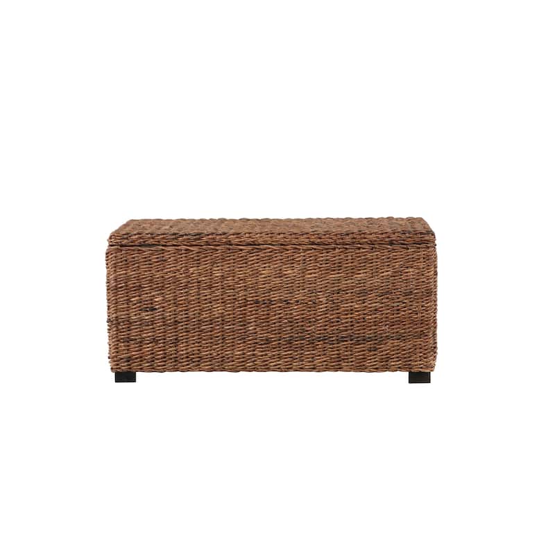 Caswell Woven Banana Leaf Storage Trunk