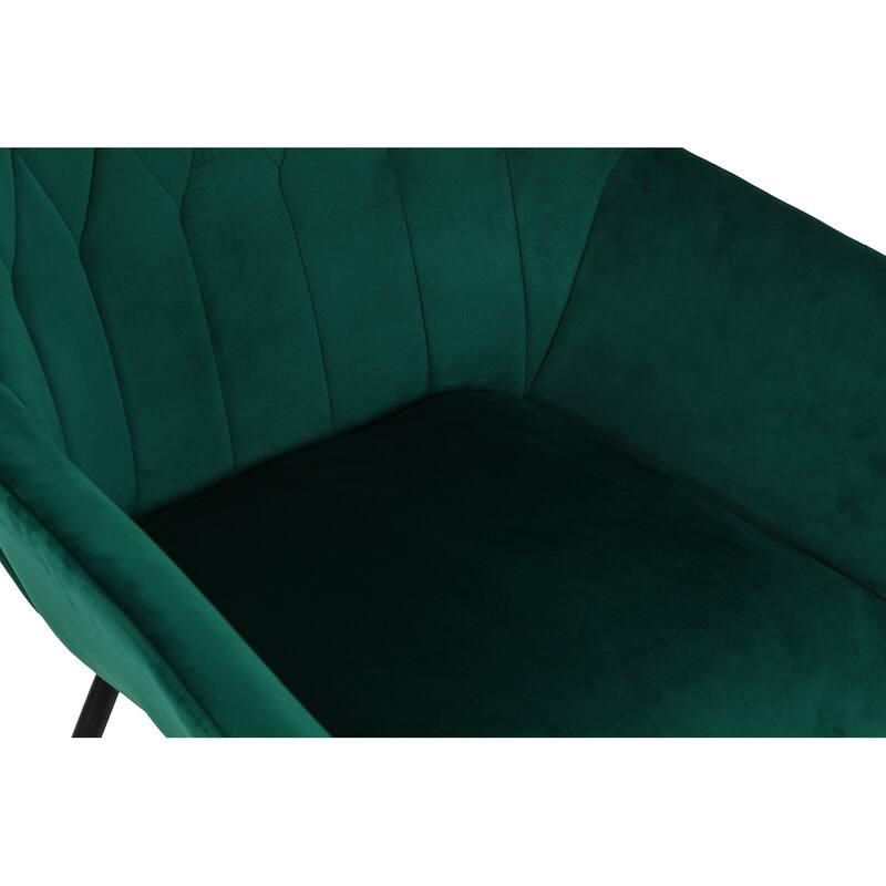 Upholstered Velvet Rocking Chair