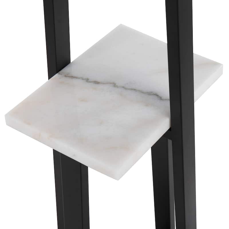 Silver Orchid Pugo Shelf Floor Lamp