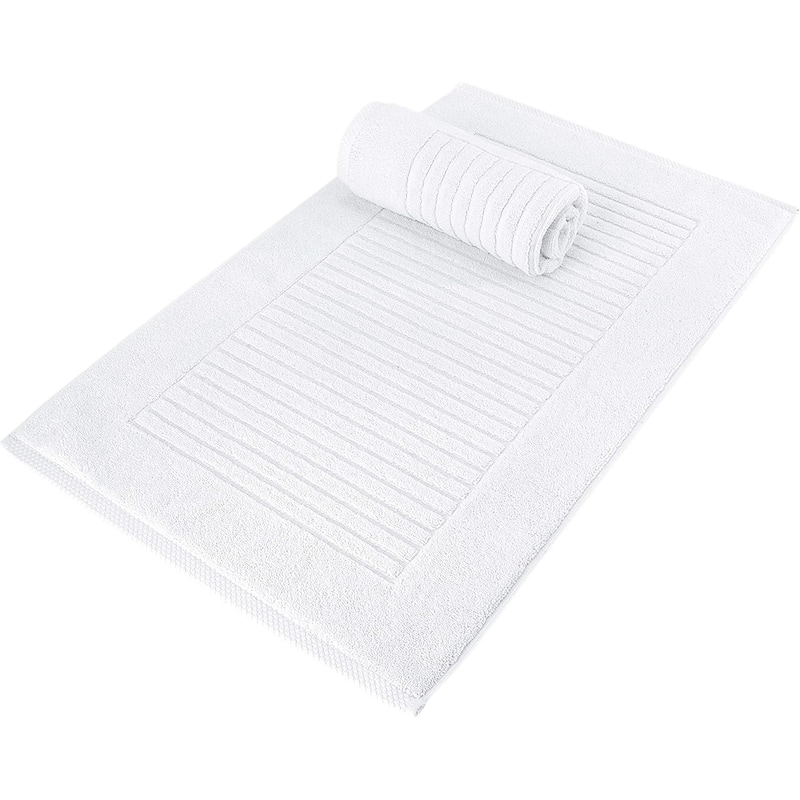 Brampton Plush Absorbent Non-Slip Cotton Bath Mat Set of 2